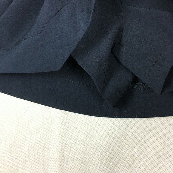 Anchors & Dove Skorts Womens Sz 2 Navy Blue Stretch Wrap Tiered Skirt - Picture 5 of 10